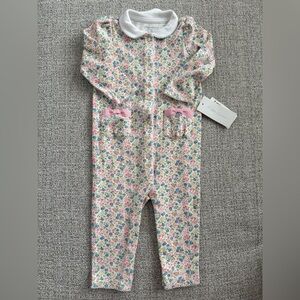Ralph Lauren Baby Girl Floral Print Coverall 9M